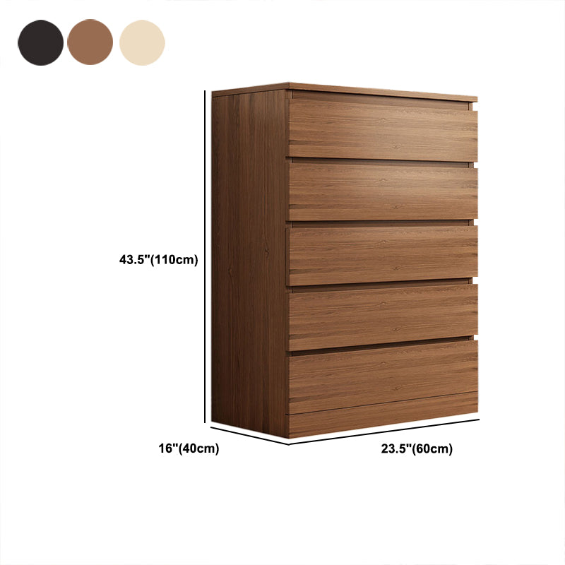 Coffre vertical contemporain en bois avec tiroirs pour la maison/bureau