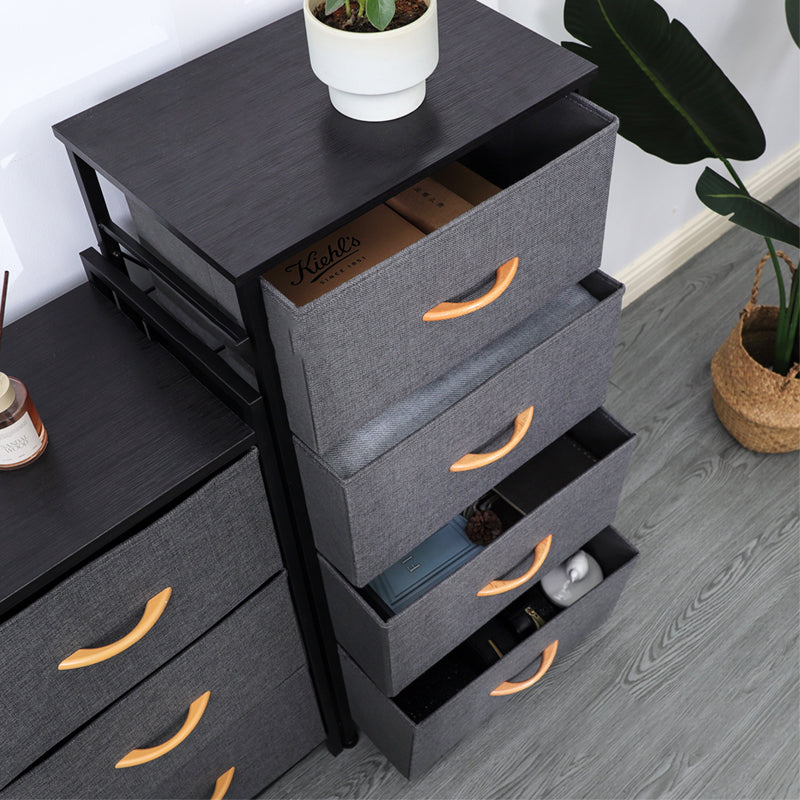 Eigentijdse borst met metalen benen borst met laden voor slaapkamer