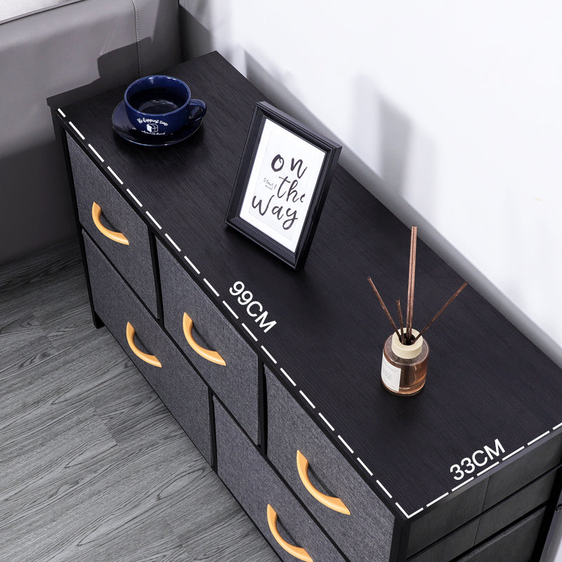 Eigentijdse borst met metalen benen borst met laden voor slaapkamer