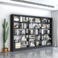 78.7-inch H Contemporary Style Cube Bookshelf Metal Bookcase with 5 Shelfs
