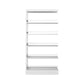 78.7-inch H Contemporary Style Cube Bookshelf Metal Bookcase with 5 Shelfs