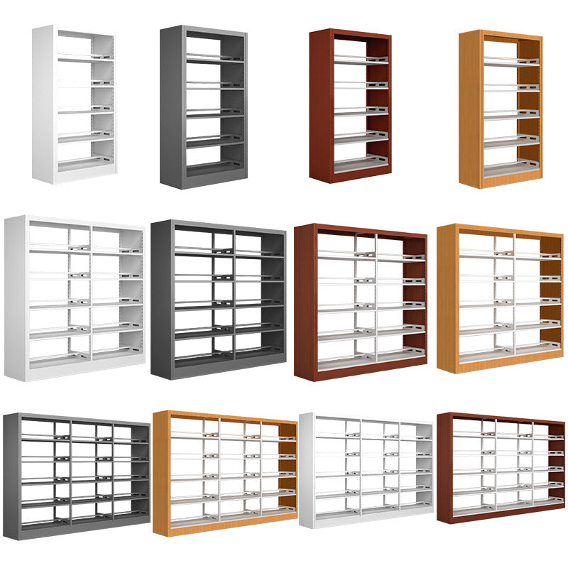 78.7-inch H Contemporary Style Cube Bookshelf Metal Bookcase with 5 Shelfs