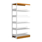 78.7-inch H Contemporary Style Cube Bookshelf Metal Bookcase with 5 Shelfs