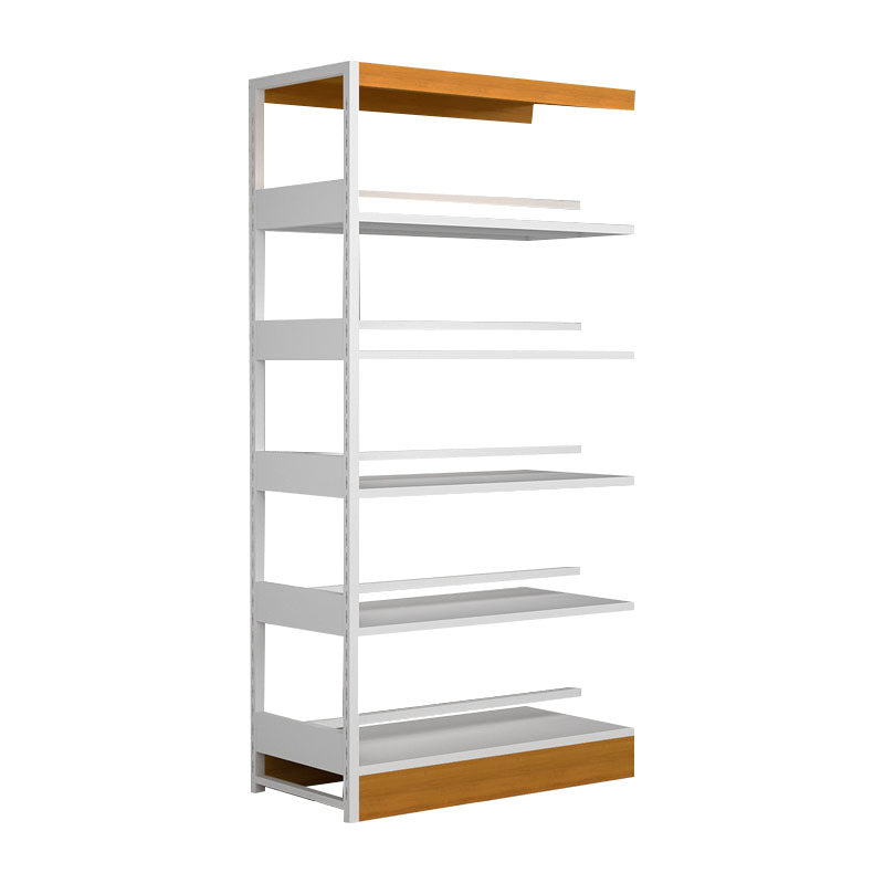 78.7-inch H Contemporary Style Cube Bookshelf Metal Bookcase with 5 Shelfs