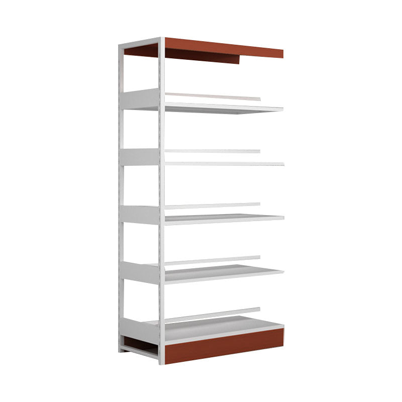 78.7-inch H Contemporary Style Cube Bookshelf Metal Bookcase with 5 Shelfs