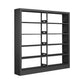 78.7-inch H Contemporary Style Cube Bookshelf Metal Bookcase with 5 Shelfs