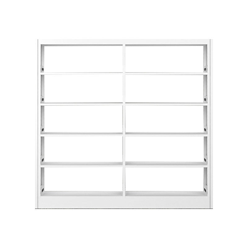 78.7-inch H Contemporary Style Cube Bookshelf Metal Bookcase with 5 Shelfs