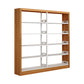 78.7-inch H Contemporary Style Cube Bookshelf Metal Bookcase with 5 Shelfs