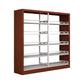 78.7-inch H Contemporary Style Cube Bookshelf Metal Bookcase with 5 Shelfs