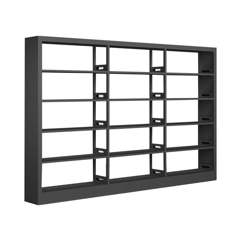 78.7-inch H Contemporary Style Cube Bookshelf Metal Bookcase with 5 Shelfs