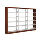 78.7-inch H Contemporary Style Cube Bookshelf Metal Bookcase with 5 Shelfs