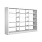 78.7-inch H Contemporary Style Cube Bookshelf Metal Bookcase with 5 Shelfs