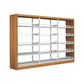 78.7-inch H Contemporary Style Cube Bookshelf Metal Bookcase with 5 Shelfs