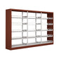 78.7-inch H Contemporary Style Cube Bookshelf Metal Bookcase with 5 Shelfs