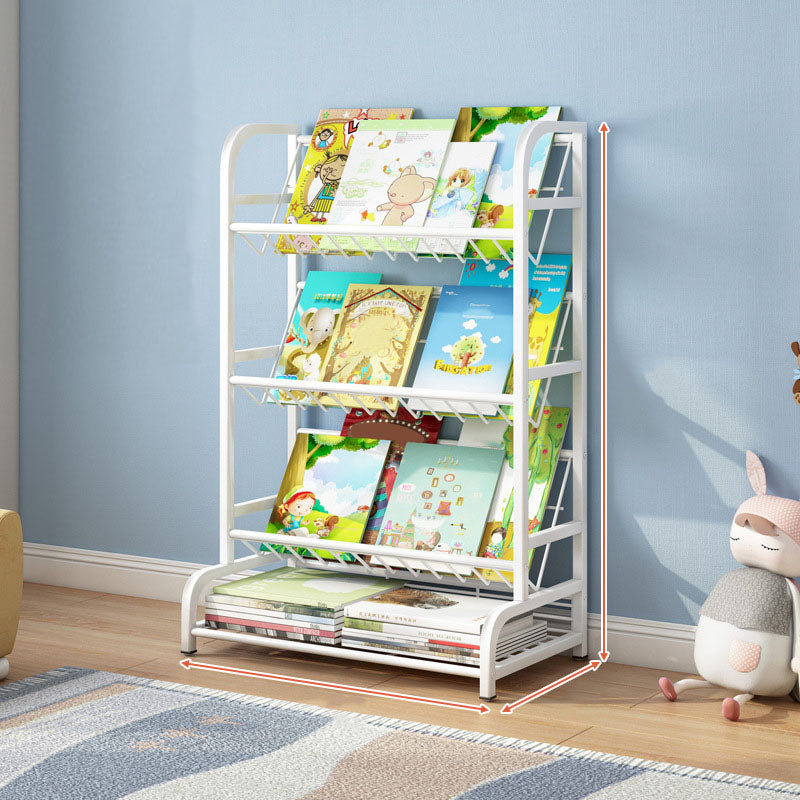 Metal Bookcase Matter Finish Contemporary Etagere Shelf Bookcase Clearhalo 'Bookcases' 'furn' 'furn_bookcases' 'Furniture' 'Office Furniture' 5609918