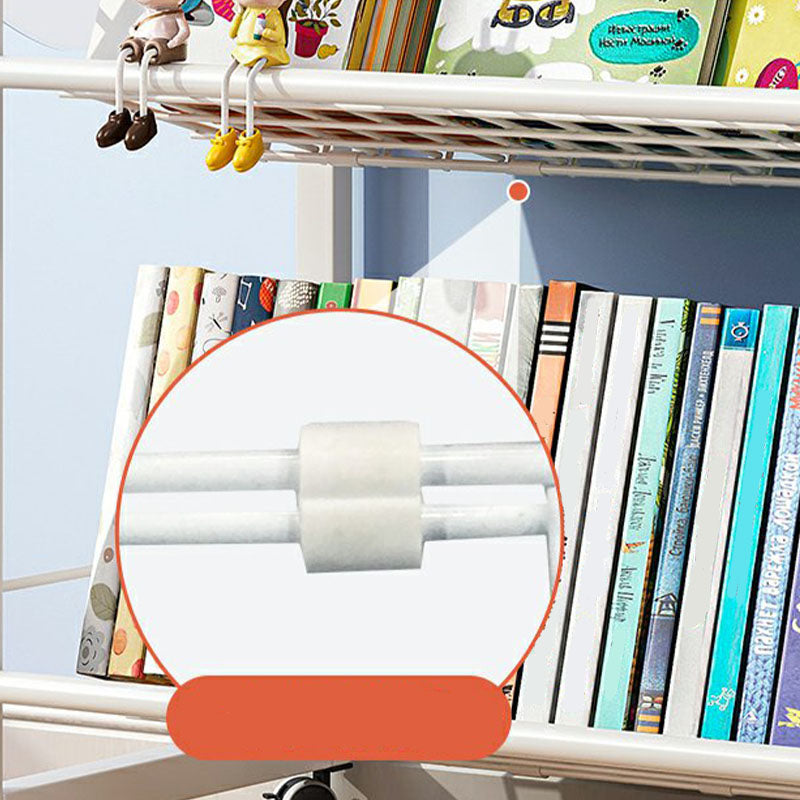 Metal Bookcase Matter Finish Contemporary Etagere Shelf Bookcase Clearhalo 'Bookcases' 'furn' 'furn_bookcases' 'Furniture' 'Office Furniture' 5609932