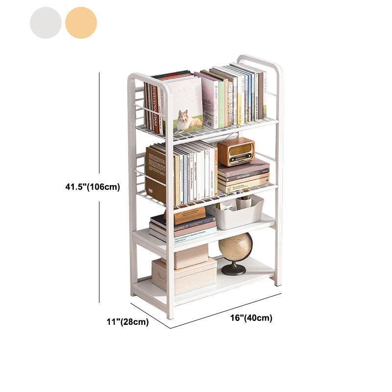 Metal Bookcase Matter Finish Contemporary Etagere Shelf Bookcase Clearhalo 'Bookcases' 'furn' 'furn_bookcases' 'Furniture' 'Office Furniture' 5609954