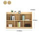 9.4" W Modern Wood Bookcase with Rectangular Shelves Bookshelf  for Living Room