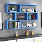 3-Tier 30" H Contemporary Floating Bookcase Wood Shelf Bookcase for Living Room Blue Clearhalo 'Bookcases' 'furn' 'furn_bookcases' 'Furniture' 'Office Furniture' 5610045