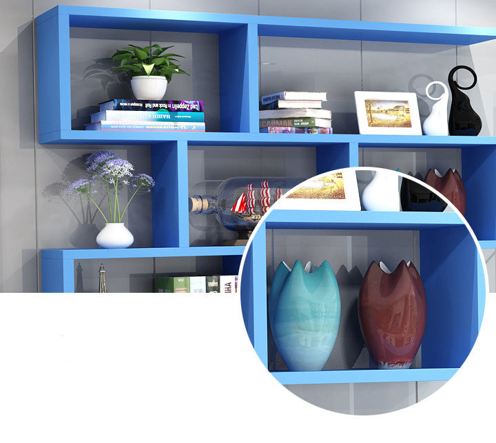 3-Tier 30" H Contemporary Floating Bookcase Wood Shelf Bookcase for Living Room Clearhalo 'Bookcases' 'furn' 'furn_bookcases' 'Furniture' 'Office Furniture' 5610047