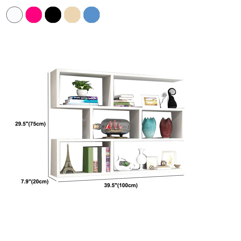 3-Tier 30" H Contemporary Floating Bookcase Wood Shelf Bookcase for Living Room Clearhalo 'Bookcases' 'furn' 'furn_bookcases' 'Furniture' 'Office Furniture' 5610052