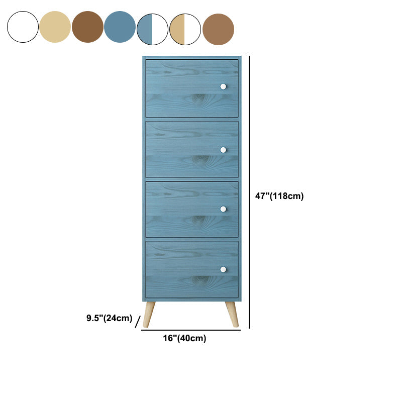Estantería de madera artificial estándar moderna de 9 "de ancho estantería de espalda cerrada