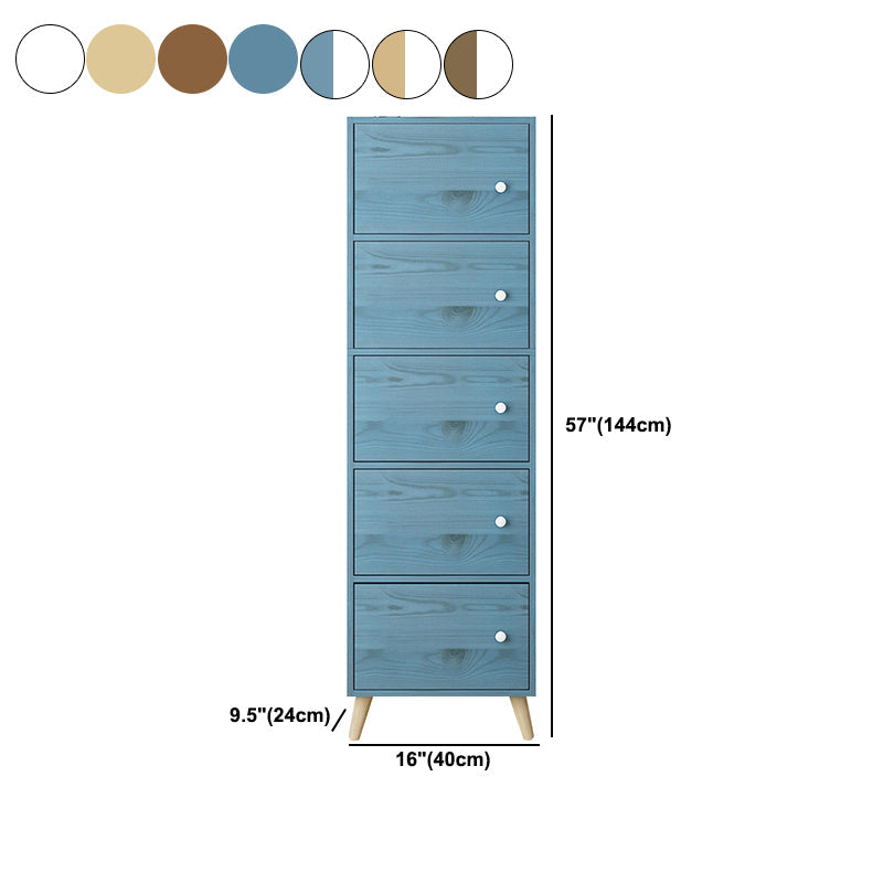 Estantería de madera artificial estándar moderna de 9 "de ancho estantería de espalda cerrada