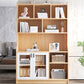 Contemporary Style Standard Bookshelf 11.8-Inch Wide Engineered Wood Bookcase for Home