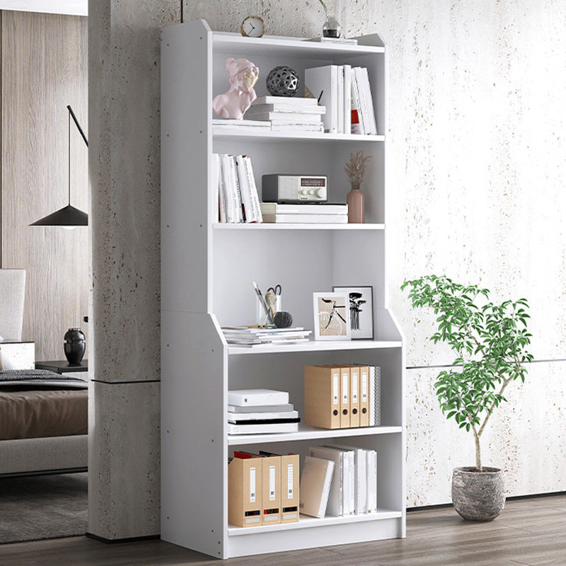 Contemporary Style Standard Bookshelf 11.8-Inch Wide Engineered Wood Bookcase for Home