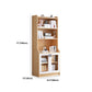 Contemporary Style Standard Bookshelf 11.8-Inch Wide Engineered Wood Bookcase for Home