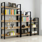 Modern Engineered Bookcase Natural Etagere Bookshelf for Any Room
