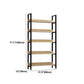 Modern Engineered Bookcase Natural Etagere Bookshelf for Any Room