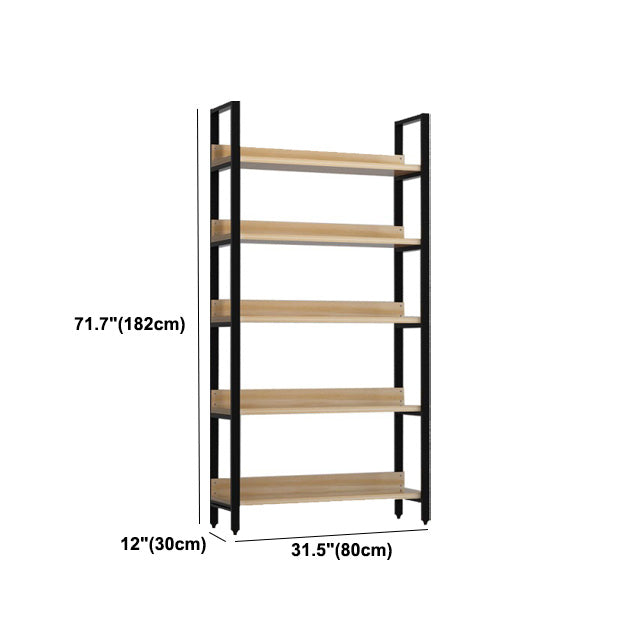 Modern Engineered Bookcase Natural Etagere Bookshelf for Any Room