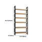 Modern Engineered Bookcase Natural Etagere Bookshelf for Any Room