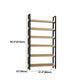 Modern Engineered Bookcase Natural Etagere Bookshelf for Any Room