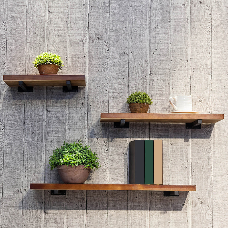 Libreria moderna della libreria naturale a parete in legno massiccio per ufficio a casa