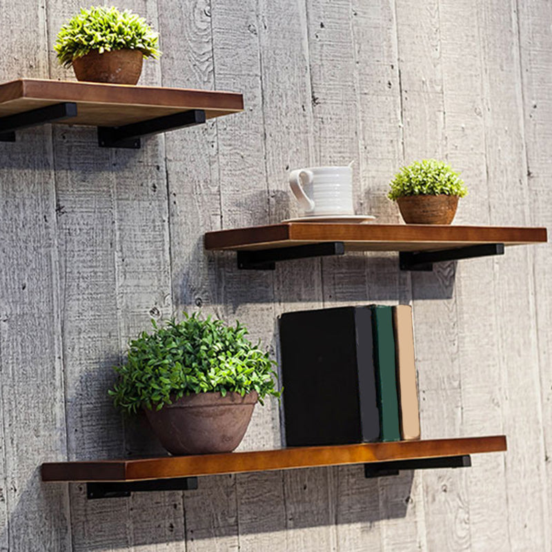 Libreria moderna della libreria naturale a parete in legno massiccio per ufficio a casa