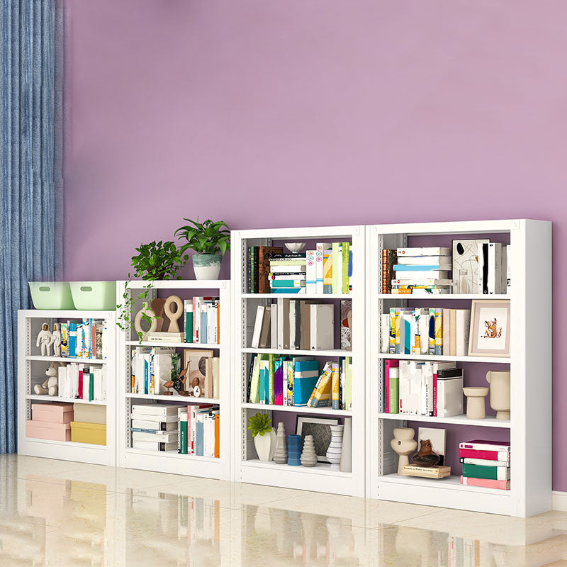 オープンメタルブックシェルフノルディックスタイルのシンプルな長方形の本棚