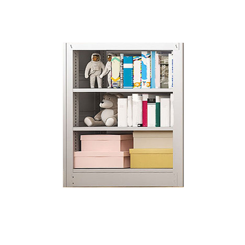 オープンメタルブックシェルフノルディックスタイルのシンプルな長方形の本棚