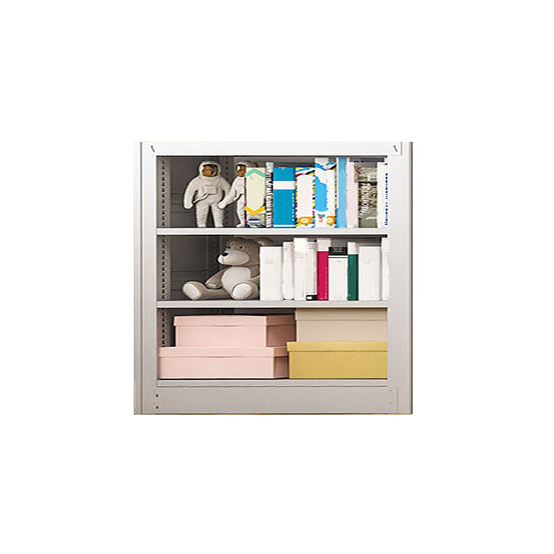 オープンメタルブックシェルフノルディックスタイルのシンプルな長方形の本棚