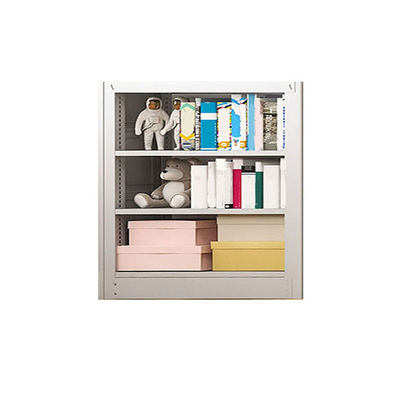 オープンメタルブックシェルフノルディックスタイルのシンプルな長方形の本棚