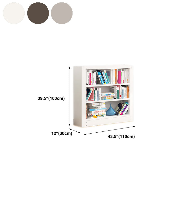 オープンメタルブックシェルフノルディックスタイルのシンプルな長方形の本棚