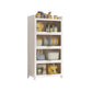 Closed Bookshelf Modern Metal Bookshelf Home Living Room Bookcase with Doors 27.6"L x 13.8"W x 65.7"H Clearhalo 'Bookcases' 'furn' 'furn_bookcases' 'Furniture' 'Office Furniture' 5610517