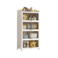 Closed Bookshelf Modern Metal Bookshelf Home Living Room Bookcase with Doors 31.5"L x 13.8"W x 65.7"H Clearhalo 'Bookcases' 'furn' 'furn_bookcases' 'Furniture' 'Office Furniture' 5610519