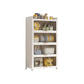 Closed Bookshelf Modern Metal Bookshelf Home Living Room Bookcase with Doors 19.7"L x 15.7"W x 65.7"H Clearhalo 'Bookcases' 'furn' 'furn_bookcases' 'Furniture' 'Office Furniture' 5610521