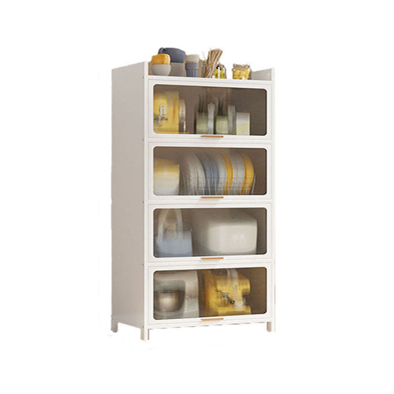 Closed Bookshelf Modern Metal Bookshelf Home Living Room Bookcase with Doors 23.6"L x 15.7"W x 65.7"H Clearhalo 'Bookcases' 'furn' 'furn_bookcases' 'Furniture' 'Office Furniture' 5610523