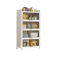 Closed Bookshelf Modern Metal Bookshelf Home Living Room Bookcase with Doors 27.6"L x 15.7"W x 65.7"H Clearhalo 'Bookcases' 'furn' 'furn_bookcases' 'Furniture' 'Office Furniture' 5610526