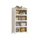 Closed Bookshelf Modern Metal Bookshelf Home Living Room Bookcase with Doors 31.5"L x 15.7"W x 65.7"H Clearhalo 'Bookcases' 'furn' 'furn_bookcases' 'Furniture' 'Office Furniture' 5610527