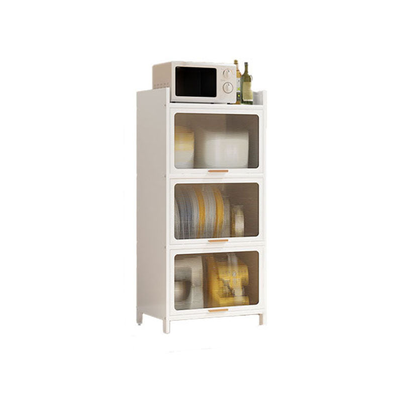 Closed Bookshelf Modern Metal Bookshelf Home Living Room Bookcase with Doors 24"L x 16"W x 51"H Clearhalo 'Bookcases' 'furn' 'furn_bookcases' 'Furniture' 'Office Furniture' 5610532