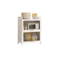 Closed Bookshelf Modern Metal Bookshelf Home Living Room Bookcase with Doors 27.6"L x 13.8"W x 36.8"H Clearhalo 'Bookcases' 'furn' 'furn_bookcases' 'Furniture' 'Office Furniture' 5610537